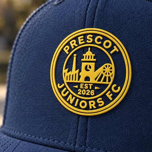 Custom 3D Silicone Patches for Club Cap