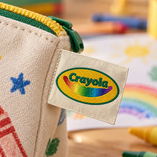 Crayola Custom Woven Labels Crayola Custom Woven Labels