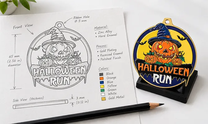 Custom Medals with Free Design