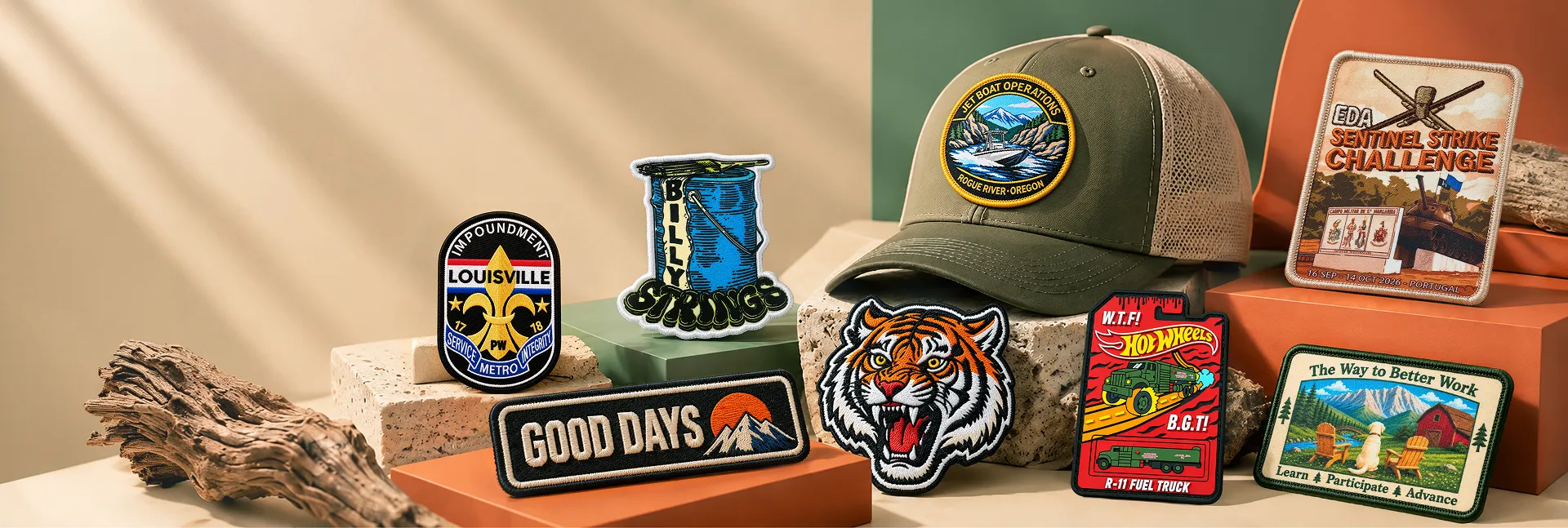 custom patches no minimum
