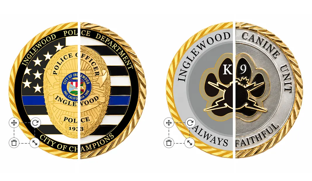 Always Faithful K9 Patrol Challenge Coins