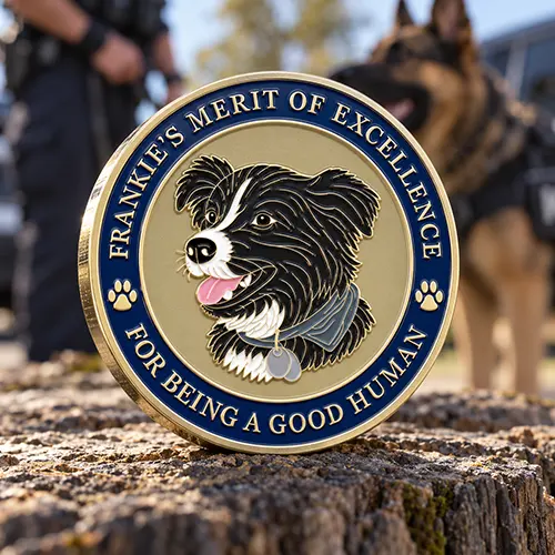 For Being a Good Human K9 Honor Coin