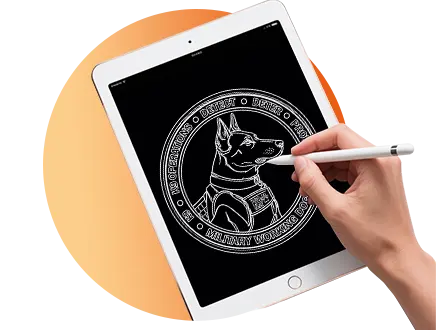 k9 challenge coin design idea
