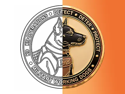 k9 challenge coins