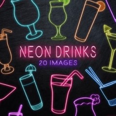 neon bar signs drinks