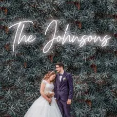 custom neon wedding signs