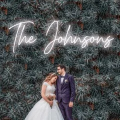 custom neon wedding signs