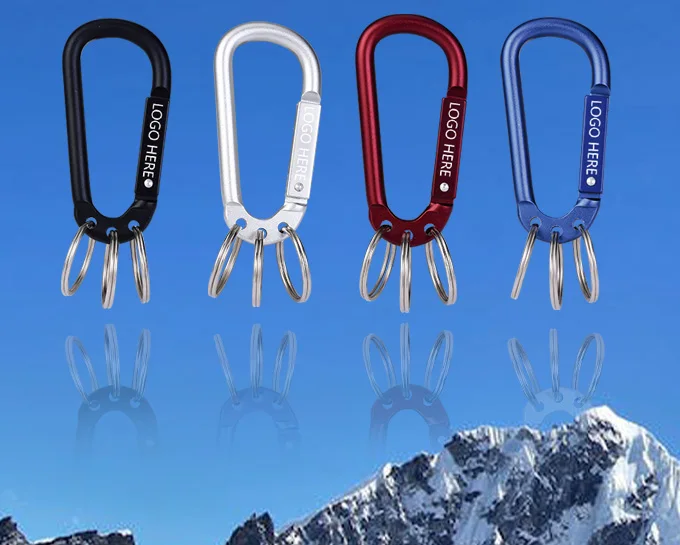 Colorful Custom Carabiner Keychains