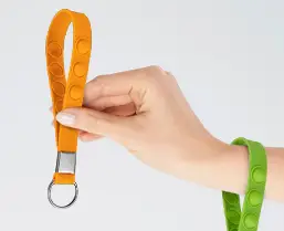 Funny Push Pop Stress Reliever Keychain