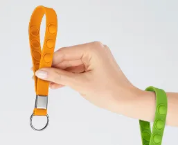 Custom Push Pop Stress Reliever Keychain