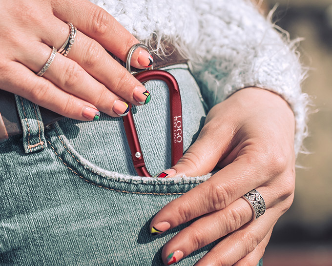 Carabiner Keychains with Logo
