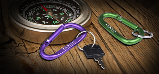 Metal Carabiner Keychain for Keys