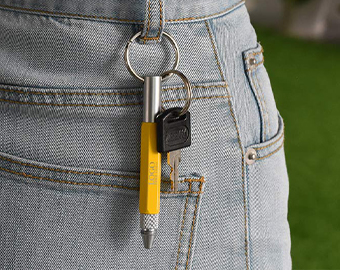 6-In-1 Tool Stylus Twist Pen With Keychain Custom