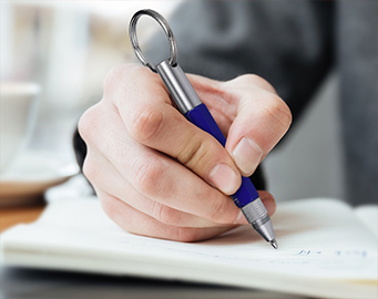 Promotional 6-In-1 Tool Stylus Twist Pen With Keychain