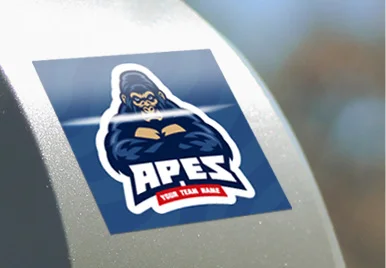 Glossy Finish Kiss Cut Stickers 