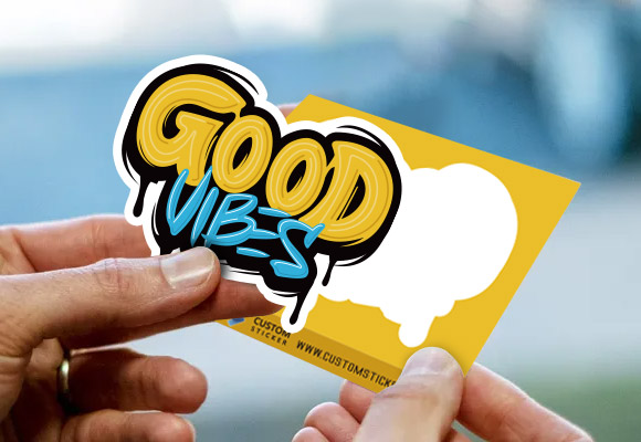 Good West Single Kiss Cut Stickers