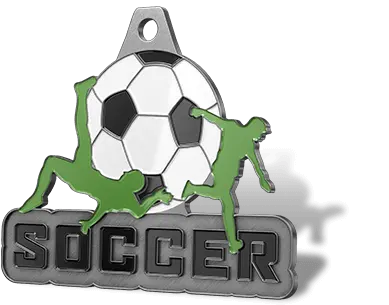 d custom soccer medals