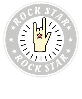 Rock Star Band Stickers