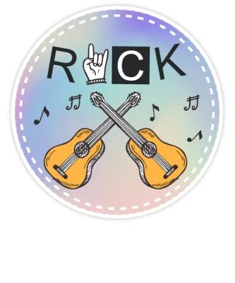 Benutzerdefinierte Rockband-Aufkleber