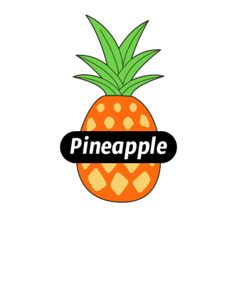 Custom Pineapple Laptop Stickers