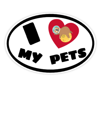 Custom Pets Laptop Stickers
