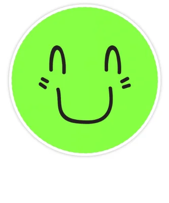 Notebook Aufkleber Individuelles smileygesicht