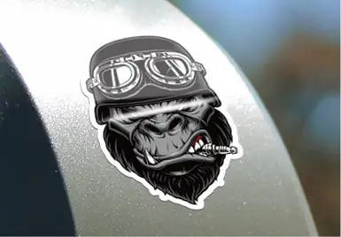 Glossy die cut Stickers