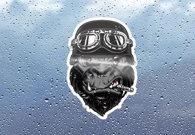 Matte die cut Sticker