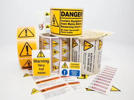 Industrial Products Die Cut Labels