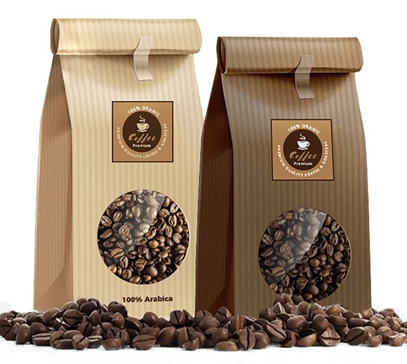 Elegant Square Coffee Labels