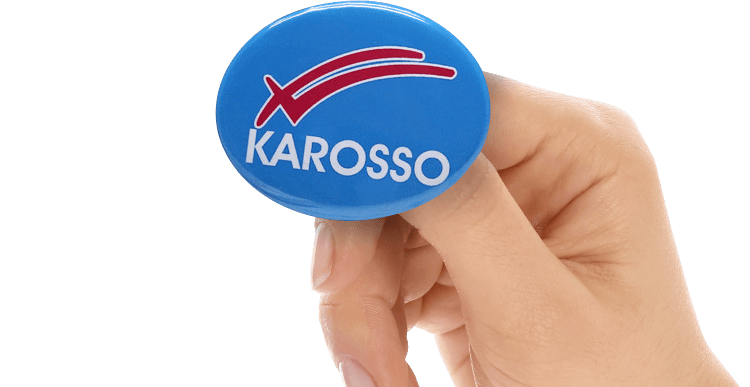 Karosso Custom Oval Buttons