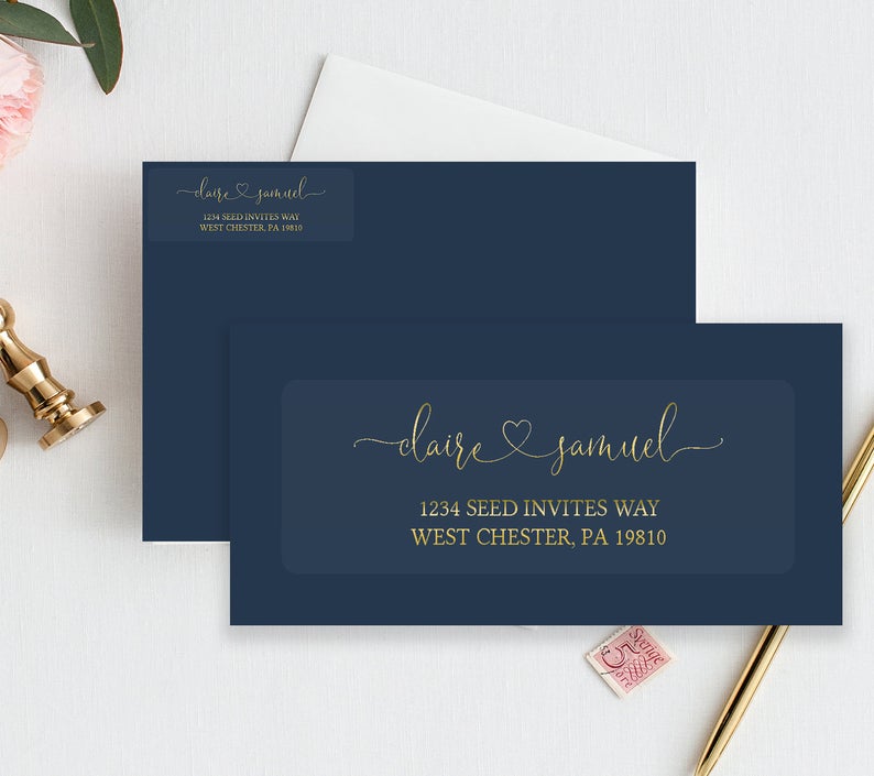 Elegant Custom Mailing Labels