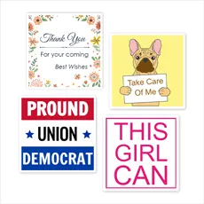 Quadratische Sticker-Vorlagen