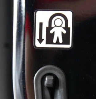 markiere runde ecke sticker