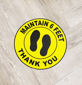 floor circle stickers