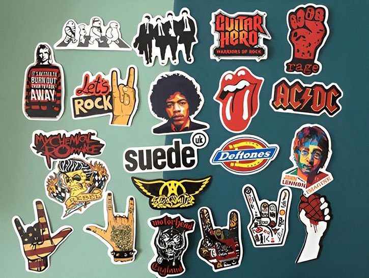 Band Stickers  Best Price - Free Art - 100% Satisfaction