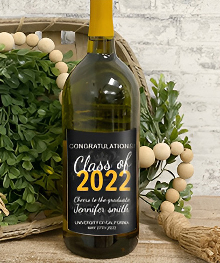 Graduation Custom Wine Label