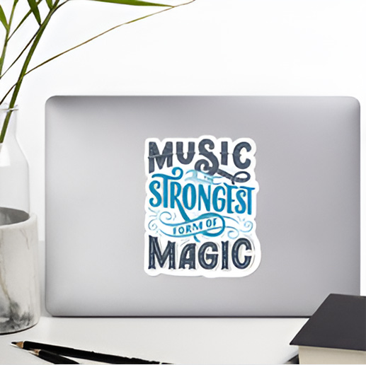 Magic Custom Laptop Stickers