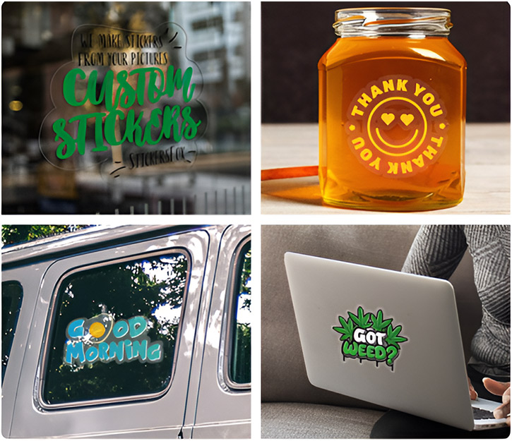 Custom Clear Stickers & Decals - Design Yours Now!