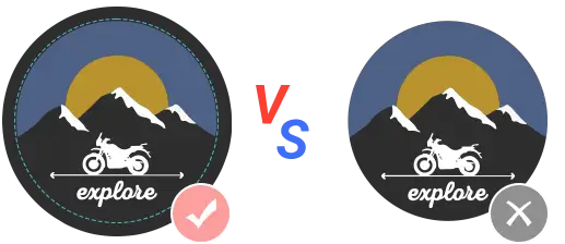 Bleed Area of Custom Made Buttons