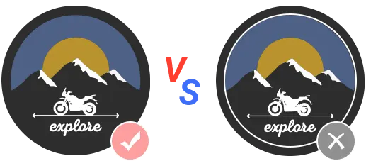 Border Lines in Custom Printing Buttons