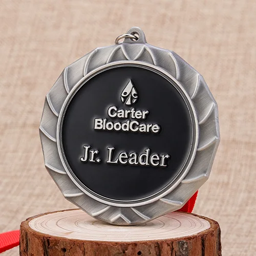 custom carter bloodcare  award medals