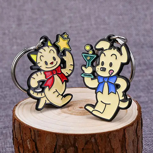 Dog & Cat Couples keychains