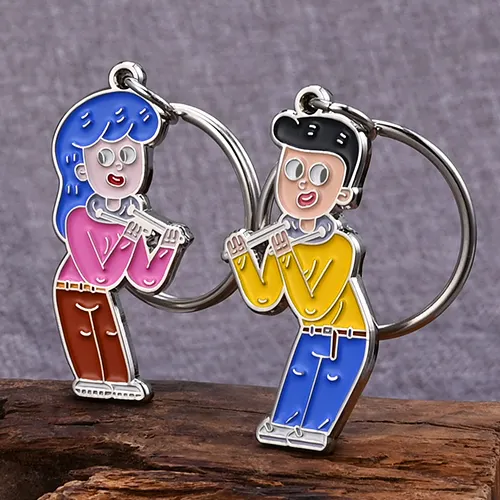 Personalized Metal Couples keychains