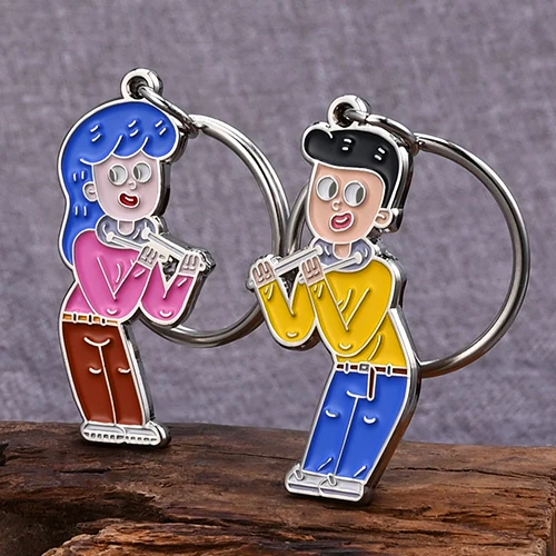 Personalized Metal Couples keychains