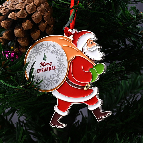 custom Santa ornaments