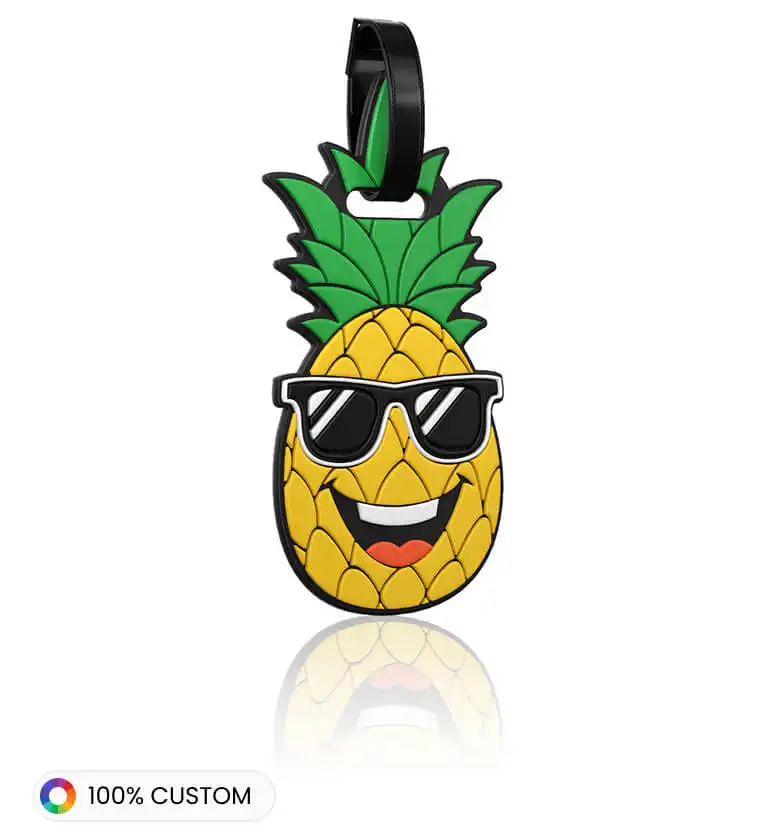 Custom 2D PVC Luggage Tags Custom 2D PVC Luggage Tags