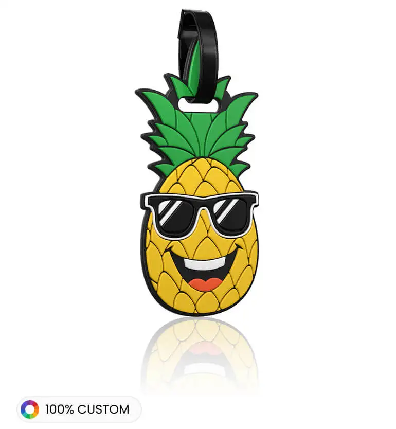 Custom 2D PVC Luggage Tags