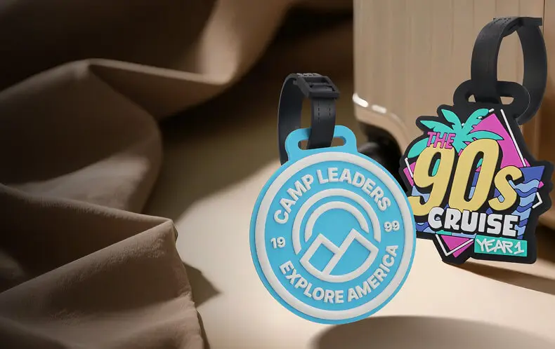 Aangepaste PVC-bagagelabels