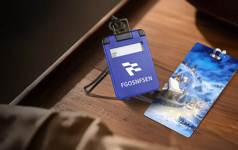 Custom Plastic Luggage Tags